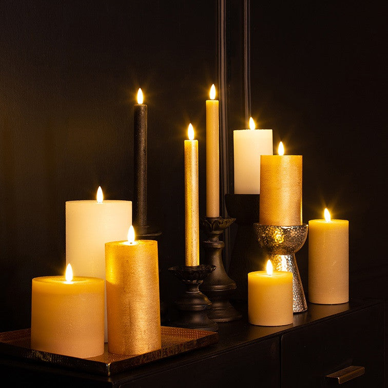 Dinerkaars Rustiek Ø2,2CM LED Lyon L Beige