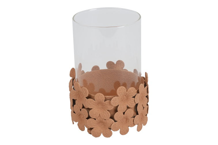 Theelichthouder Daisey S lichtbruin