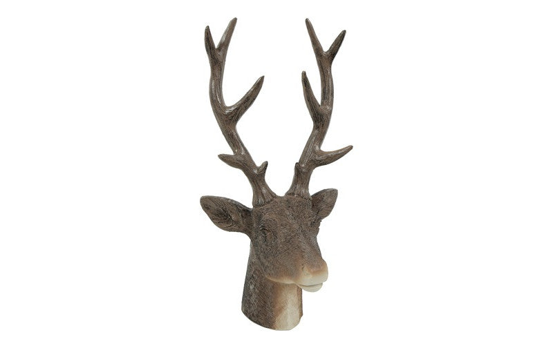 Decoratieve hertenkop Jimmy - bruin