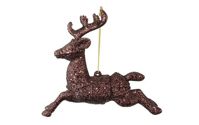 Springend decoratiehert Adona - donkerbruin