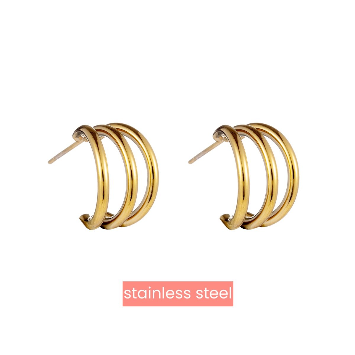 3way Hoop - 14K