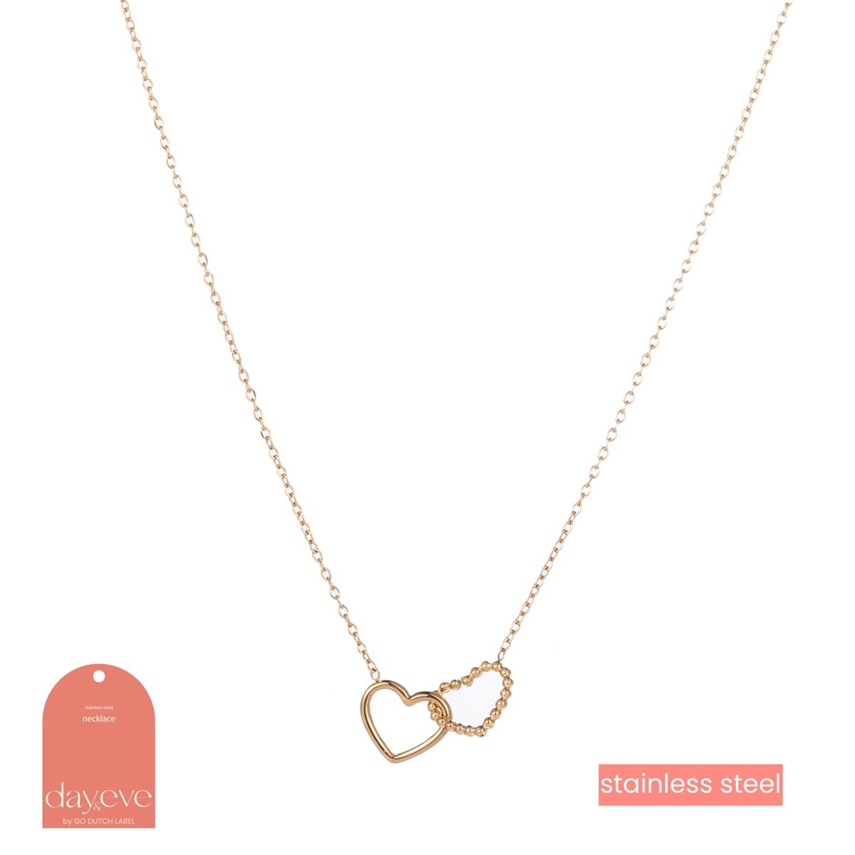 Double Heart - 14K