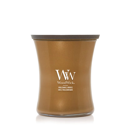 WoodWick Precious Metals Medium Candle – Volcanic Orris Copper