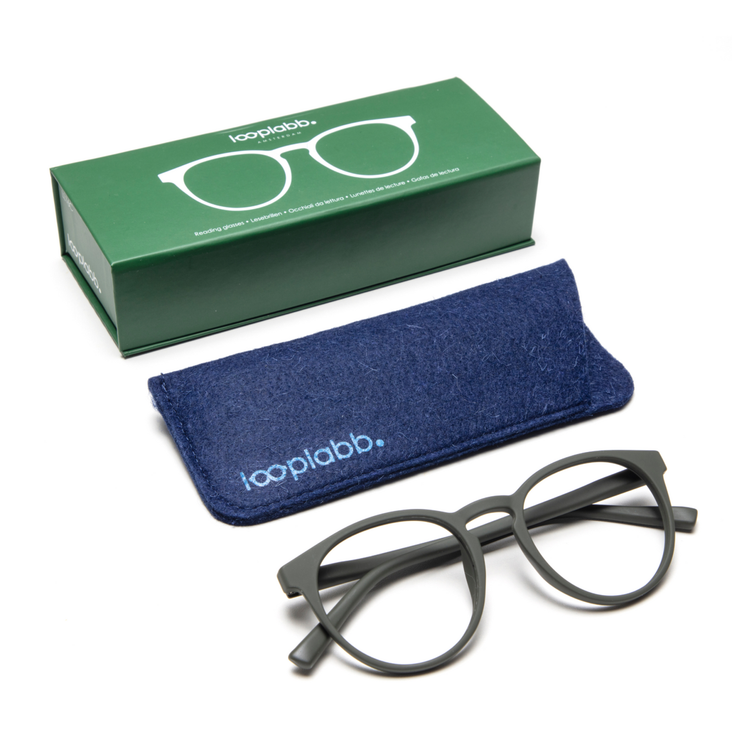 Leesbril Papillon Olive Green