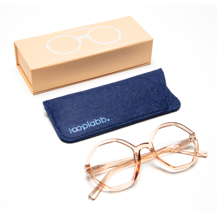 Leesbril Lolita Crystal Champagne