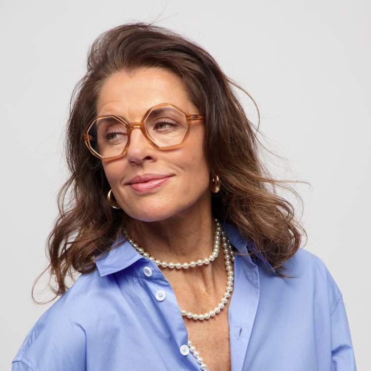 Leesbril Lolita Crystal Champagne