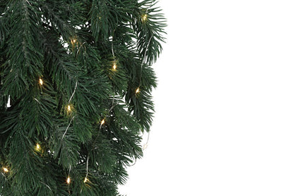 Kunstplant Kersthanger LED Picea Groen