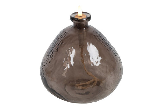 Olielamp Rond Lyonne L Donkergrijs