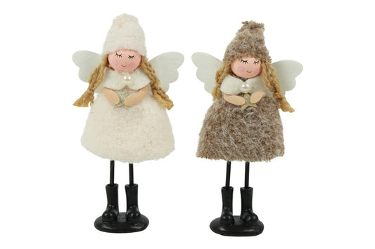 Decoratieve engel Jaycee - veelkleurig