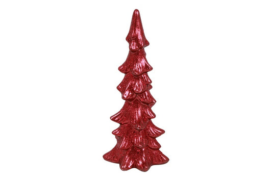 Decoratieve kerstboom Floris - cerise