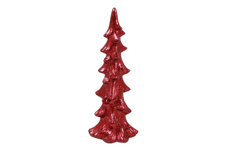 Decoratieve kerstboom Floris - cerise