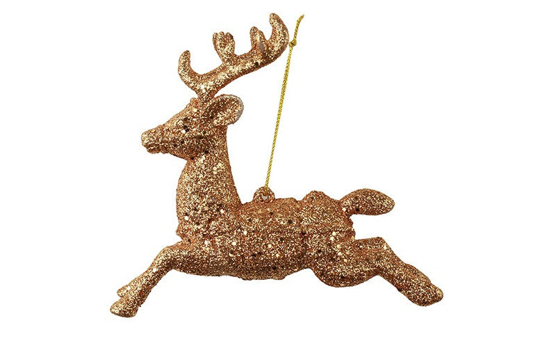 Springend decoratiehert Adona - roest