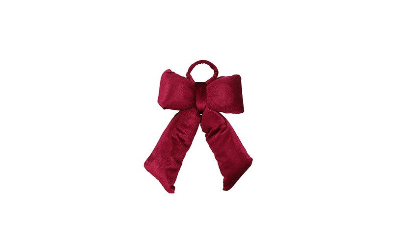 Kerststrik Royals - bordeaux - set van 2