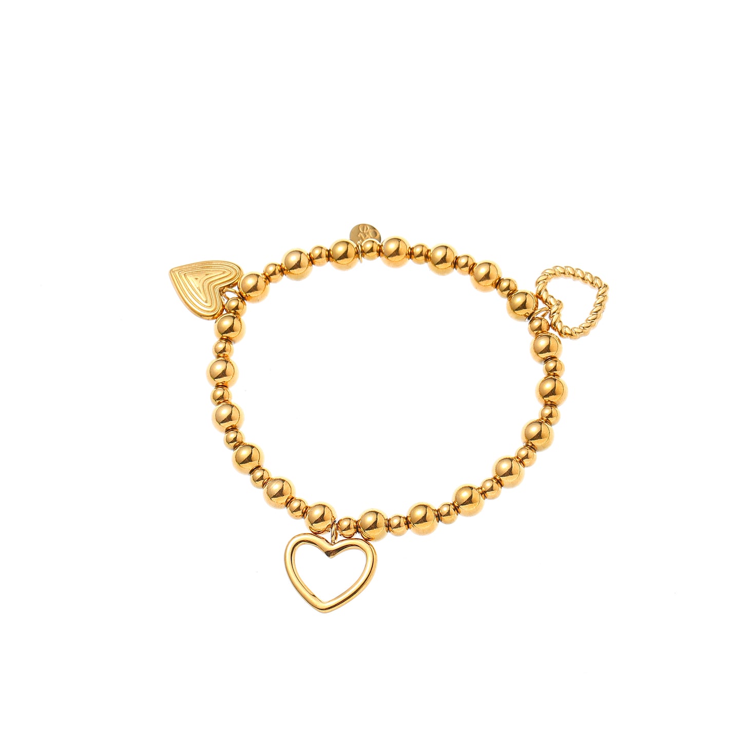 Triple Hearts Bracelet - 14K