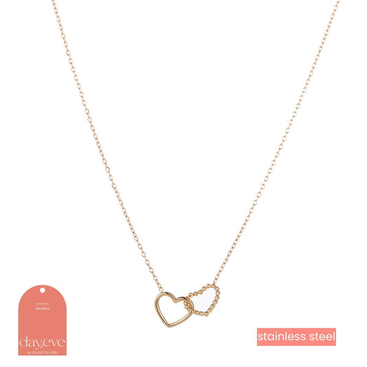 Double Heart - 14K