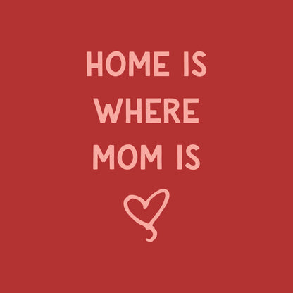 Tegeltje Home is where Mom is