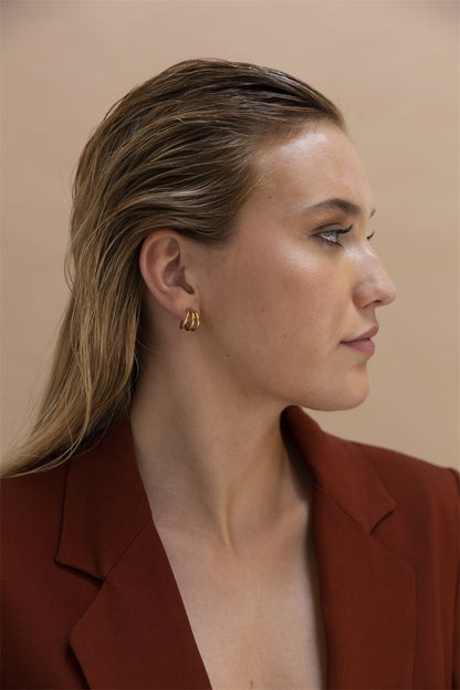 3way Hoop - 14K