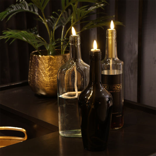 Kurk m/touw LED Lyon goud